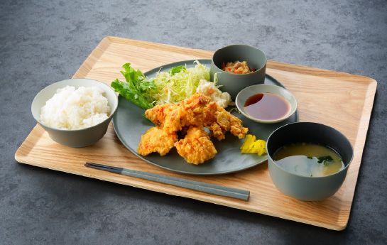 とり天定食